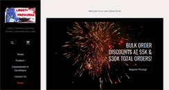 Desktop Screenshot of libertyfireworksinc.com