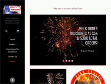 Tablet Screenshot of libertyfireworksinc.com